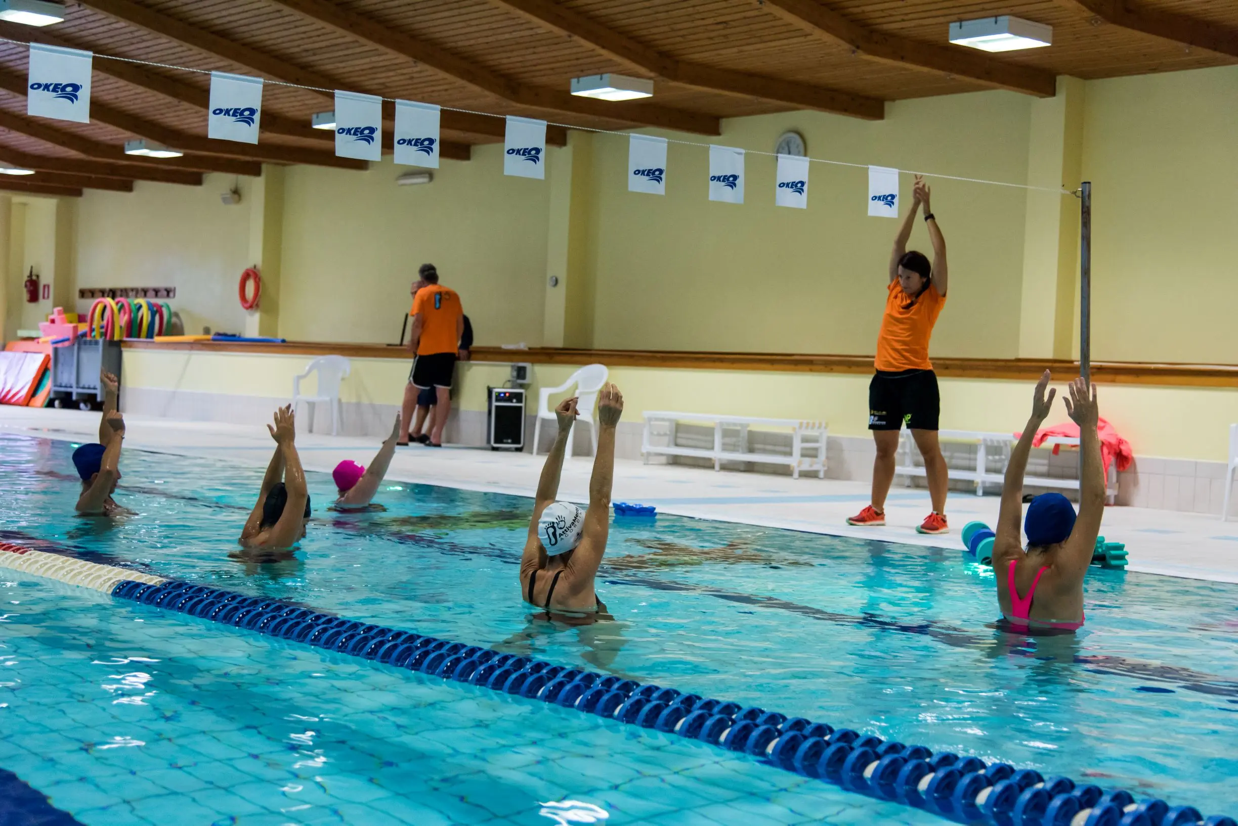 Foto di un corso di circuit training